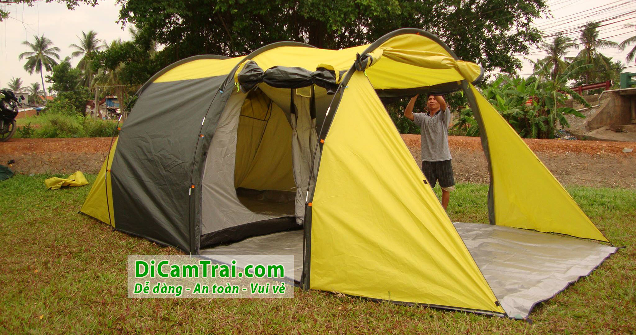 thuê lều cắm trại 16 người