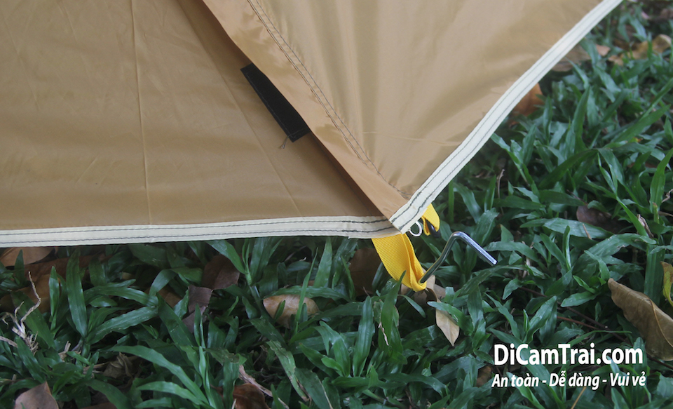 chống gió cho lều cắm trại