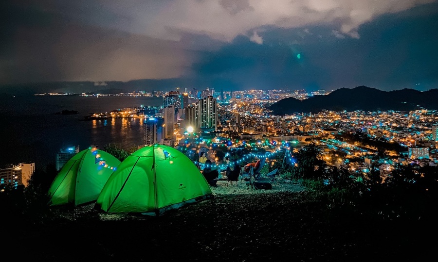 cắm trại nha trang - cắm trại núi cô tiên