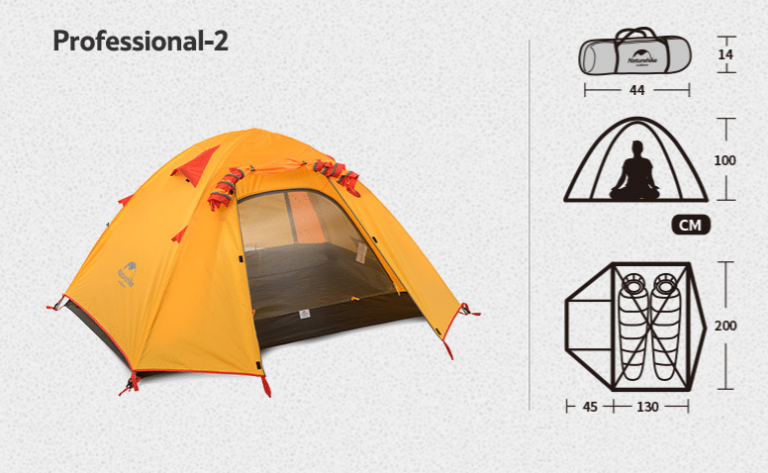 thuê lều cắm trại nha trang với lều naturehike 2 người