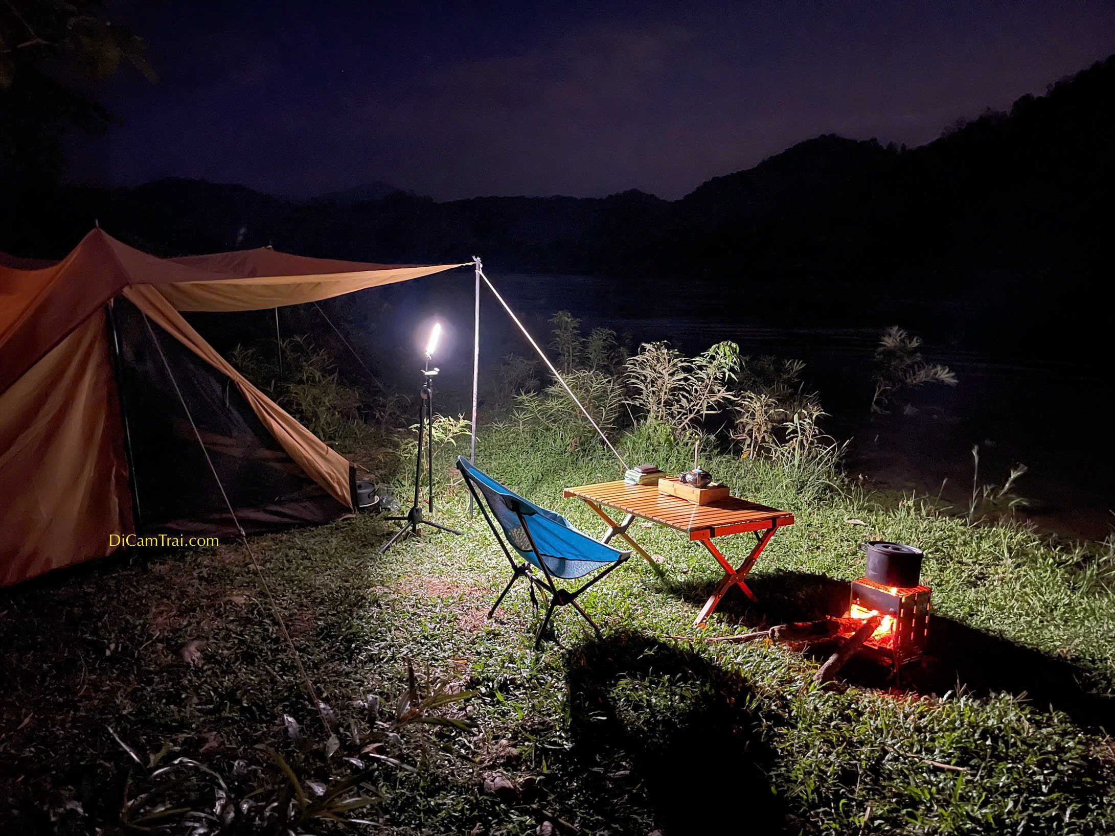 chuẩn bị gì khi đi cắm trại la ngâu bình thuận