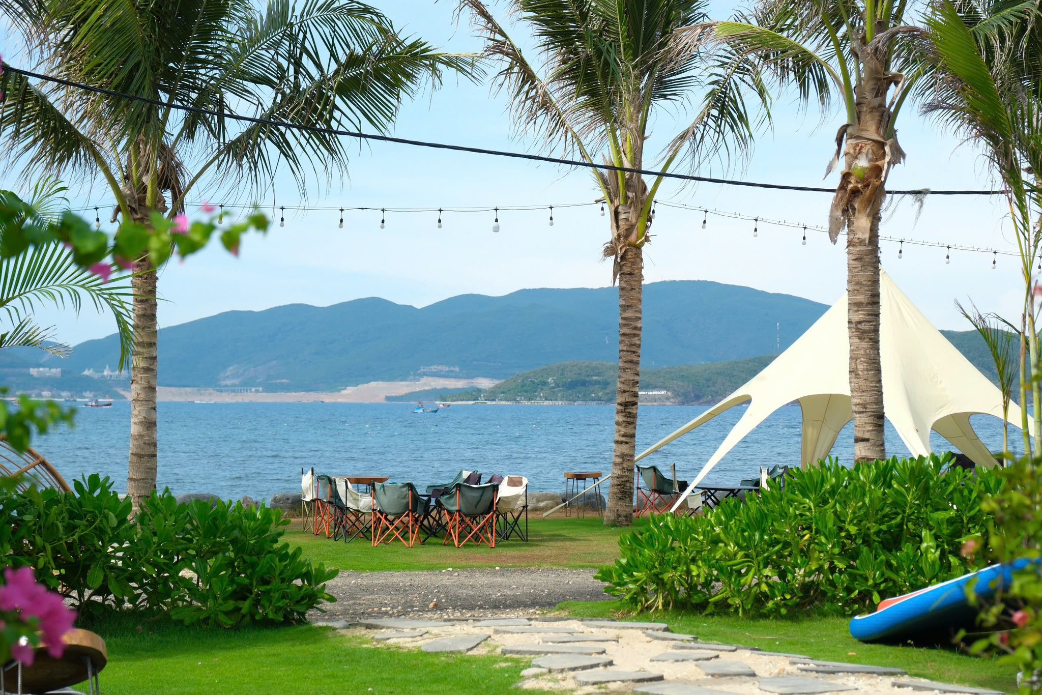 cắm trại qua đêm ở nha trang - mây camping nha trang