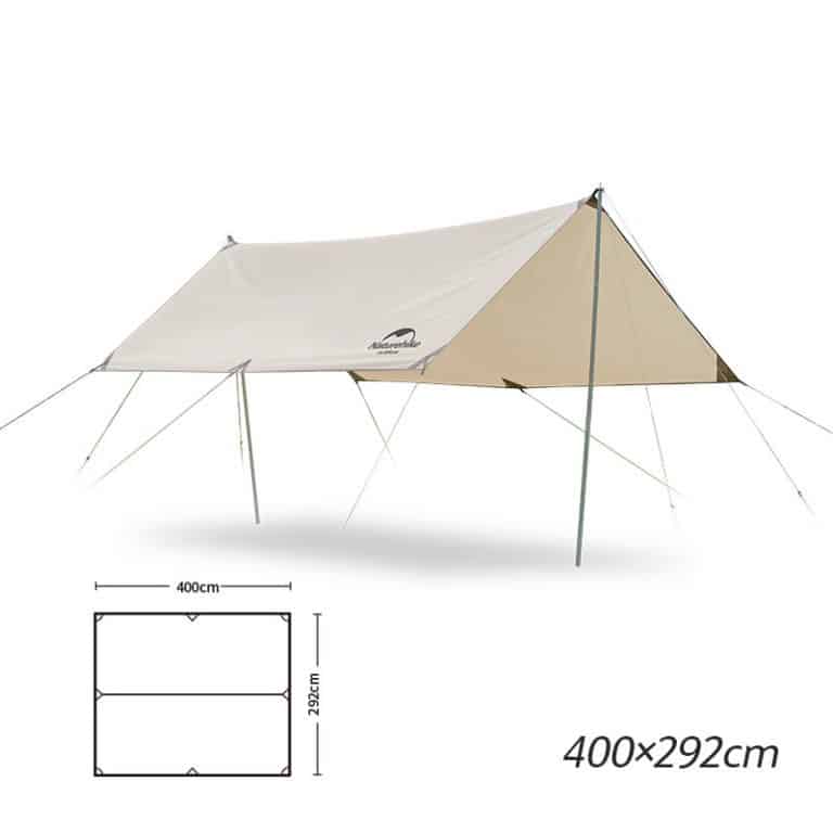 Tăng Glamping Naturehike 2.92m x 4.38m NH20TM006 Hexagon có trụ chống